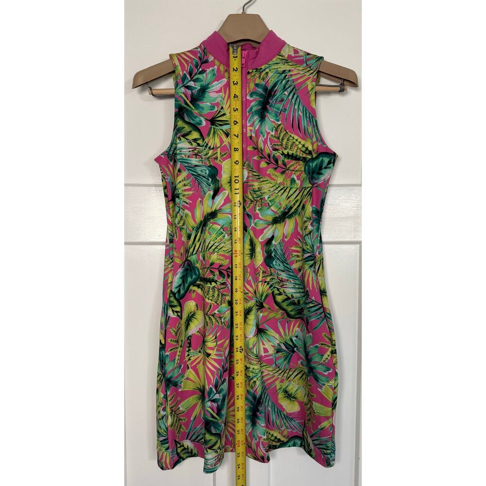 Tommy Bahama Dress Womens Size S Pink Floral Tropical Golf Performance Stretchy - Picture 8 of 11
